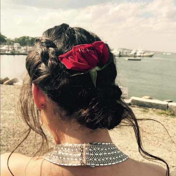 red mermaid prom dress size 2/4 - Picture 3 of 4